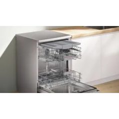   Bosch SMS4HMI08E Serie 4, Szabadonálló mosogatógép, 60 cm, Ujjlenyomatmentes, szálcsiszolt