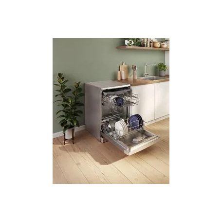 Bosch SMS4HMI08E Serie 4, Szabadonálló mosogatógép, 60 cm, Ujjlenyomatmentes, szálcsiszolt