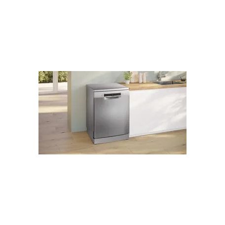 Bosch SMS4HVI14E Serie 4, Szabadonálló mosogatógép, 60 cm, Ujjlenyomatmentes, szálcsiszolt