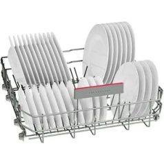   Bosch SMU4EVS08E Serie 4, Aláépíthető mosogatógép, 60 cm, Szálcsiszolt acél