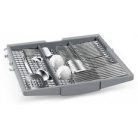 Bosch SMU4EVS08E Serie 4, Aláépíthető mosogatógép, 60 cm, Szálcsiszolt acél