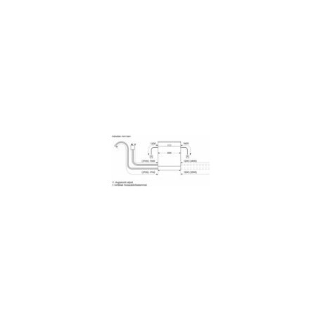 Bosch SMV25AX06E Serie 2, Beépíthető mosogatógép, 60 cm