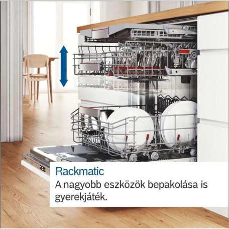 Bosch SMV4HTX14E Serie 4, Beépíthető mosogatógép, 60 cm