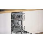 Bosch SPV4EMX17E Serie 4, Beépíthető mosogatógép, 45 cm