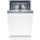 Bosch SPV4HMX12E Serie 4, Beépíthető mosogatógép, 45 cm