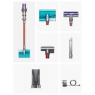 Dyson Cyclone V10 Submarine™ nedves-száraz porszívó (Nickel/Copper)(594446-01)