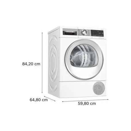 Bosch WQG24591BY Serie 6, Hőszivattyús szárítógép, 9 kg