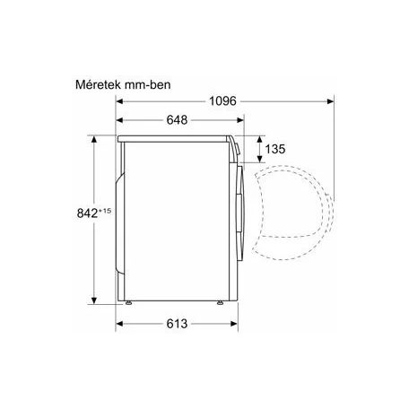 Bosch WQH245B6BY Serie 6, Hőszivattyús szárítógép