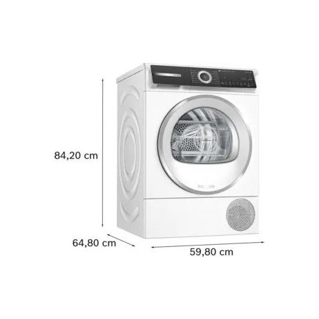 Bosch WQH246D3BY Serie 6, Hőszivattyús szárítógép, 9 kg