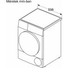 Bosch WTH85293BY Serie 4, Hőszivattyús szárítógép, 8 kg